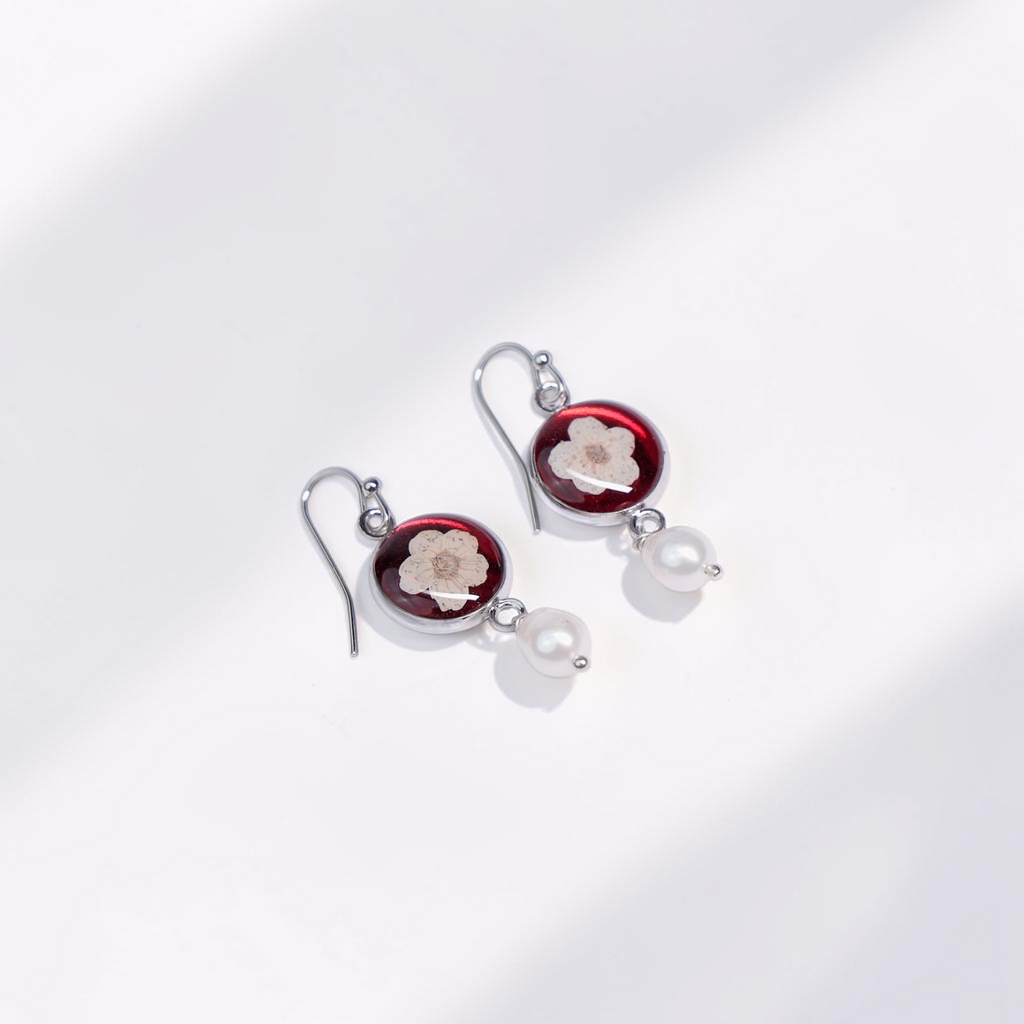 Plum Blossom Earrings