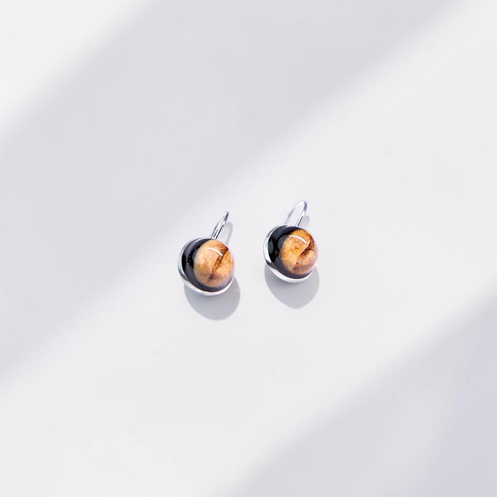 Coffee Bean Earrings