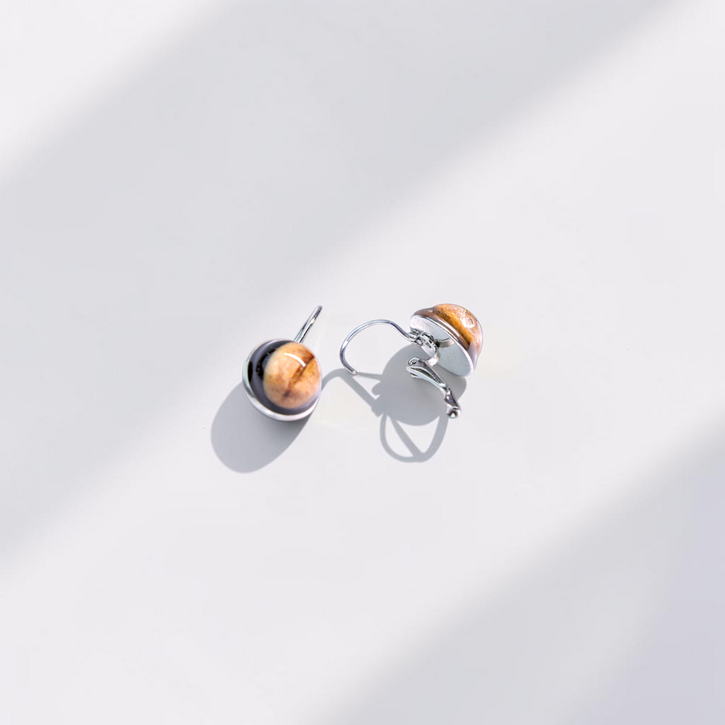 Coffee Bean Earrings