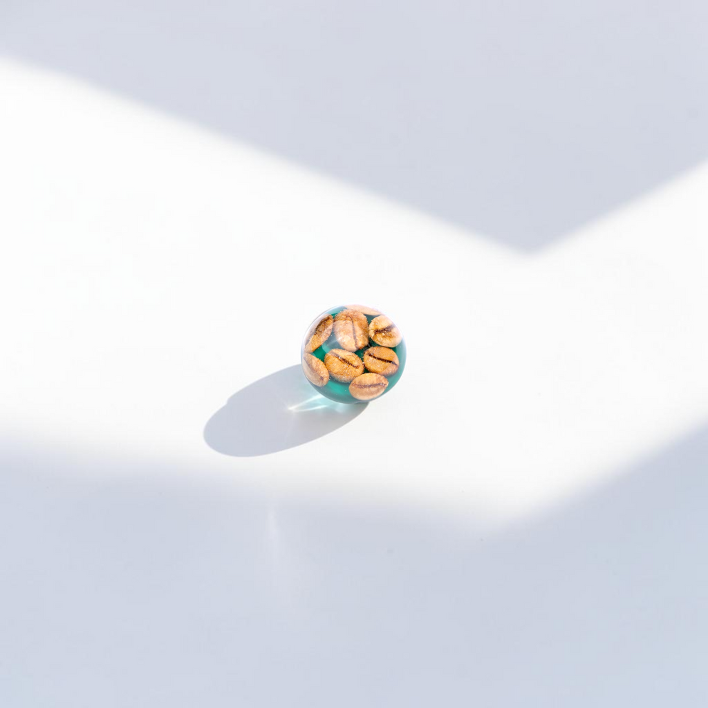 Coffee Bean Brooch Pin