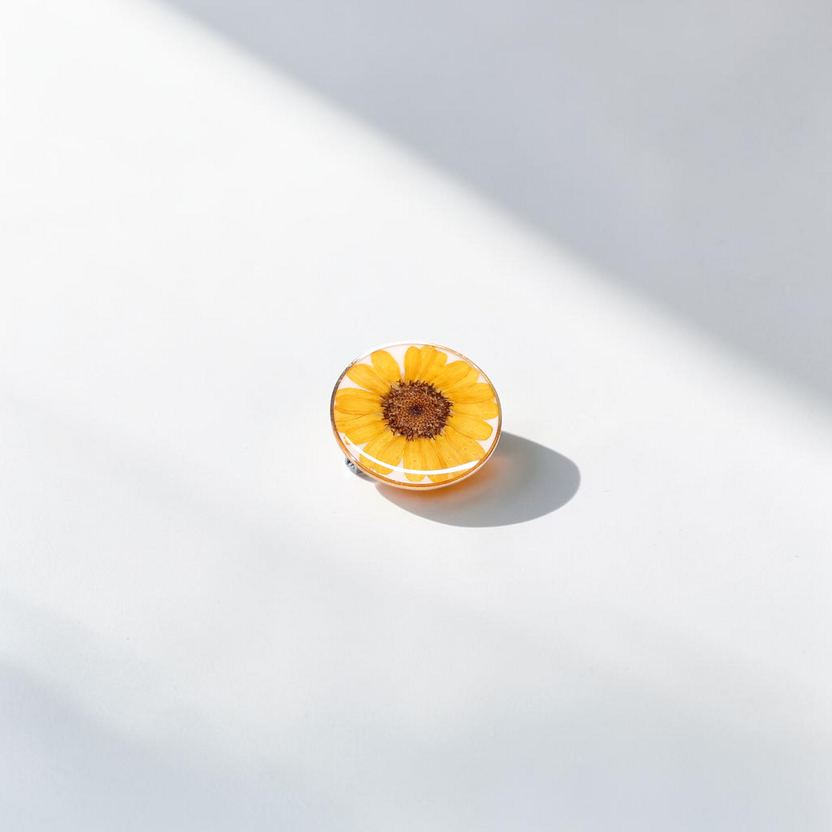Miniature Sunflower Brooch Pin