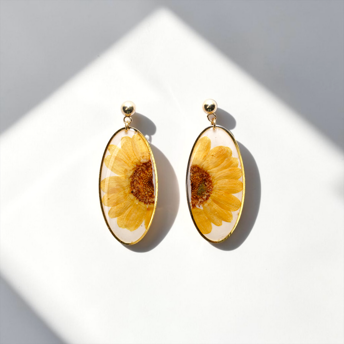 Miniature Sunflower Earrings