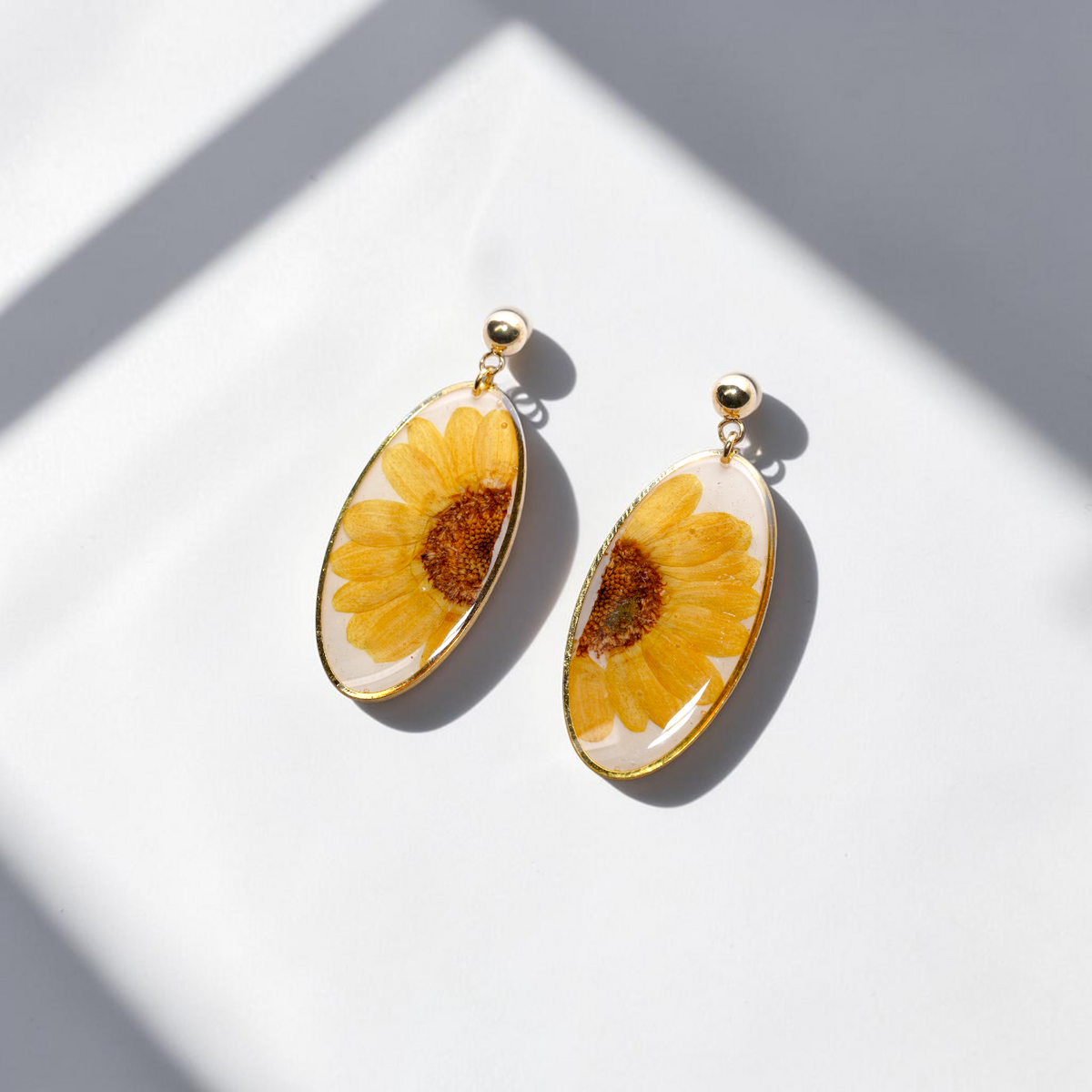 Miniature Sunflower Earrings