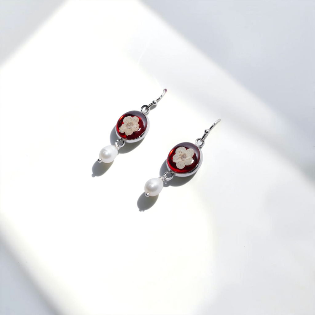 Plum Blossom Earrings