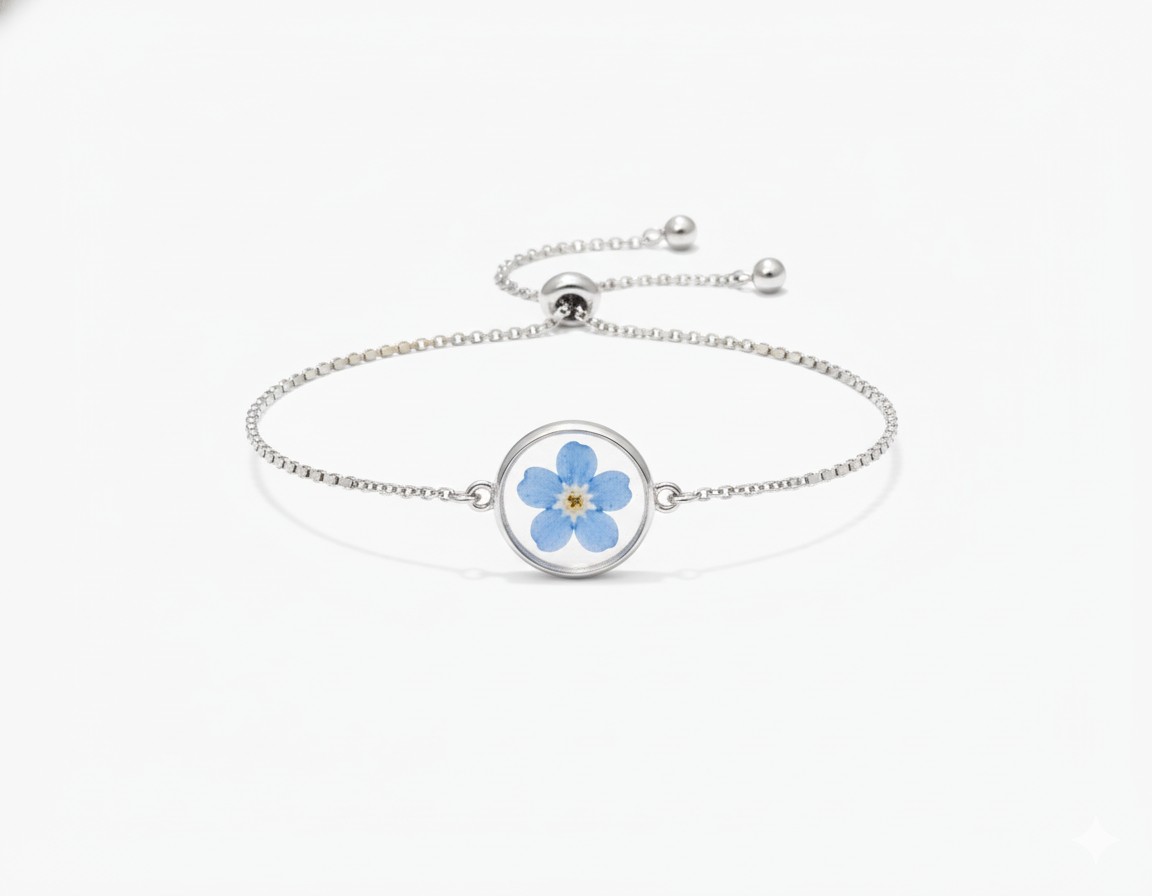 Forget-Me-Not Botanical Bracelet