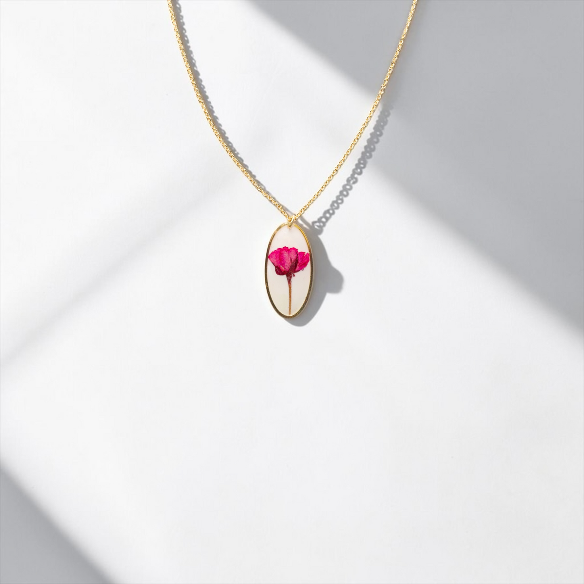Rose Necklace + Earrings Set