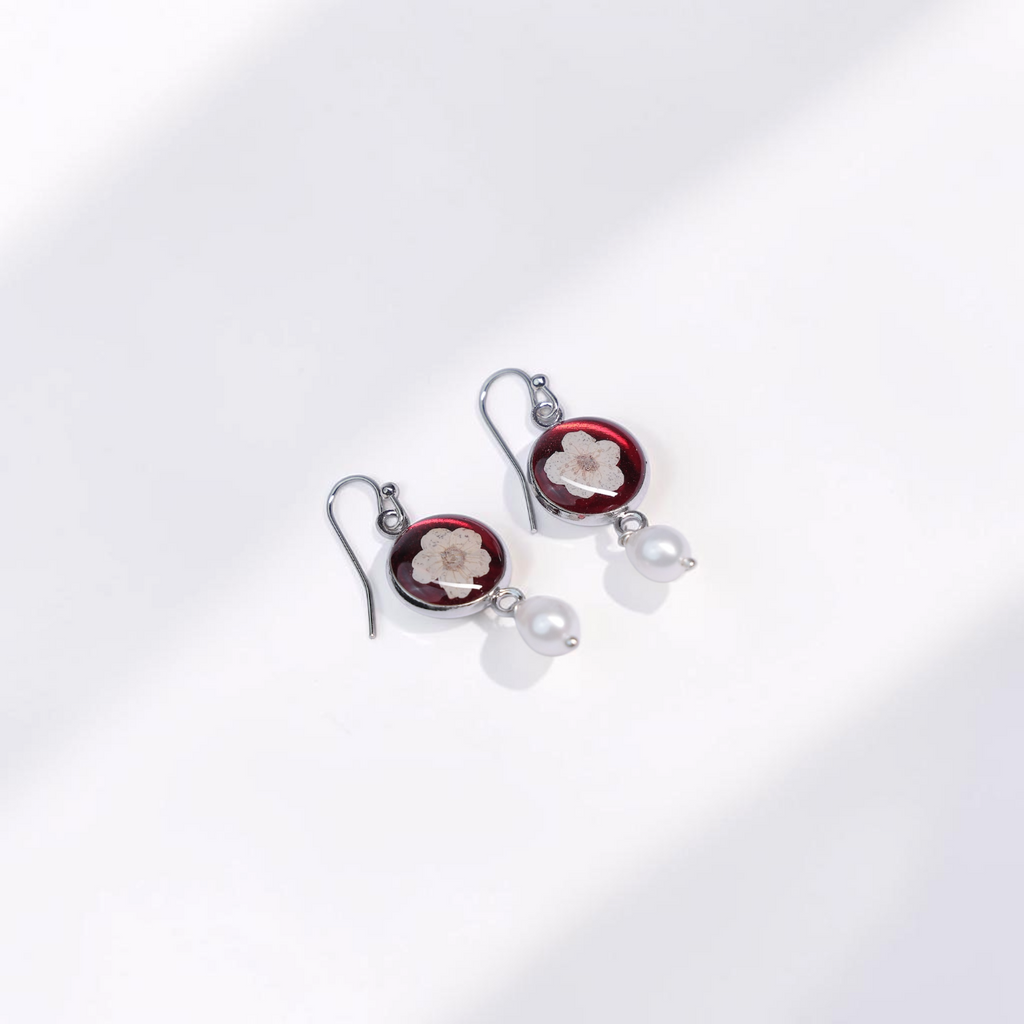 Plum Blossom Earrings
